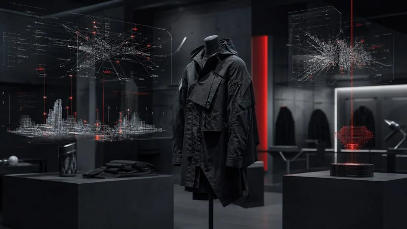 AI surveillance and design response editorial image