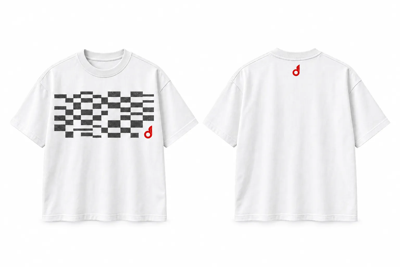 Camiseta Fragment — conceito visual